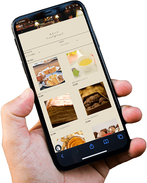 Shopifyデモ画面